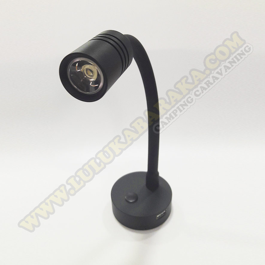 Spot LED orientable noir