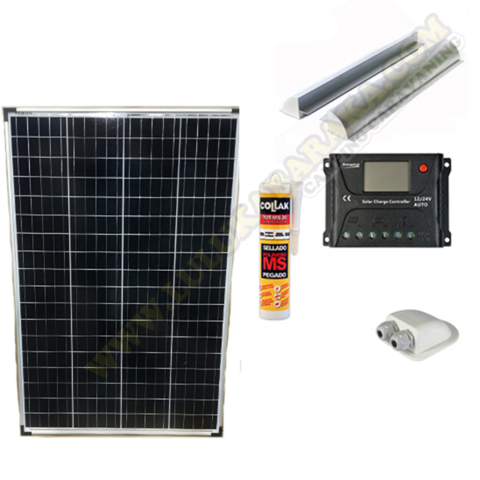 Kit solaire mono 100W (choisir le modèle)