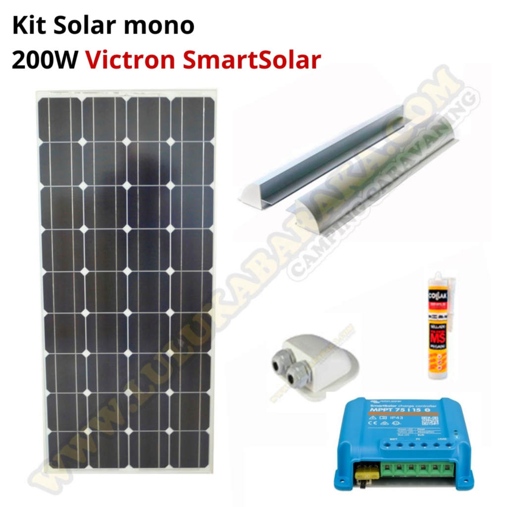 Kit Solaire mono 200W Victron SmartSolar