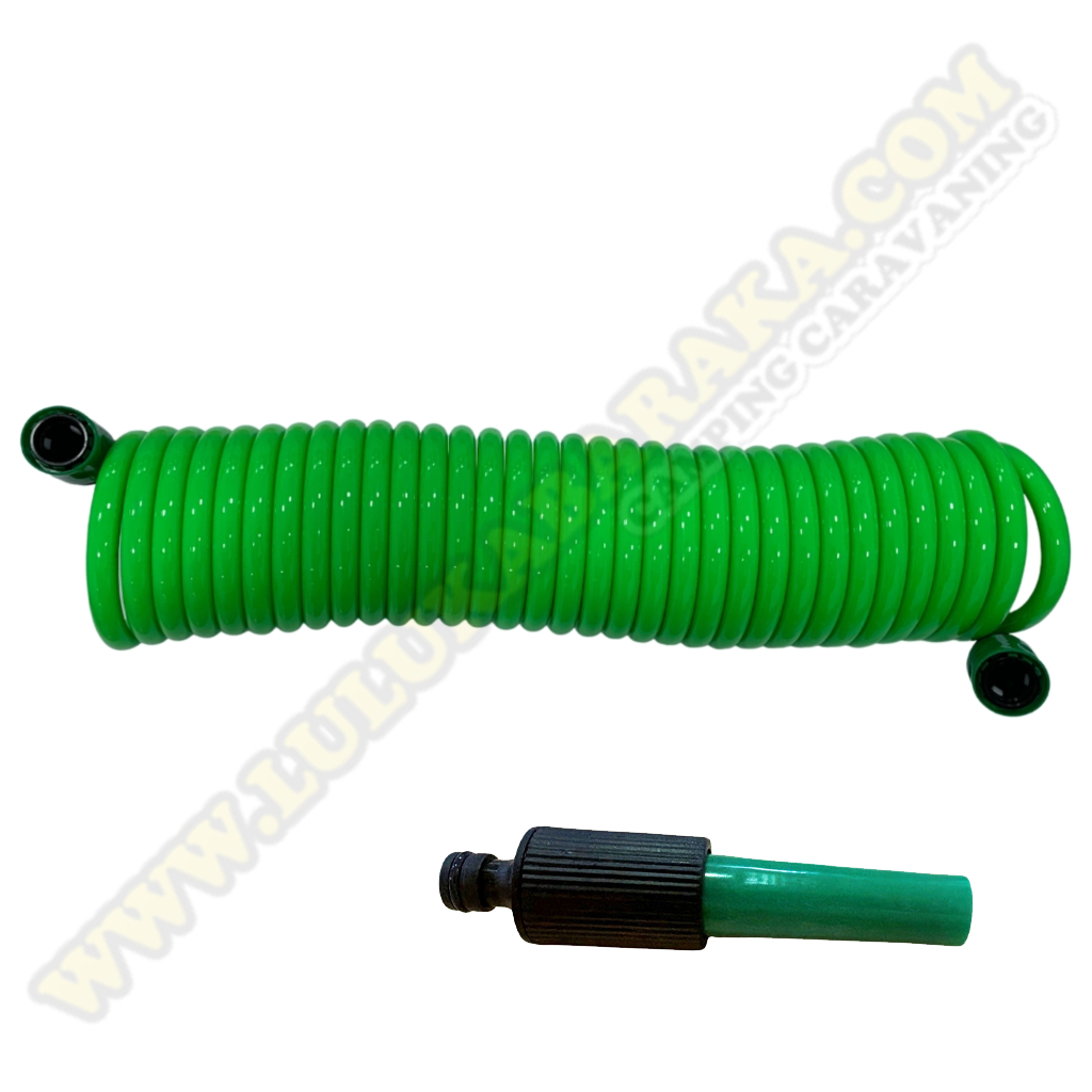 Tuyau spiral vert 10m