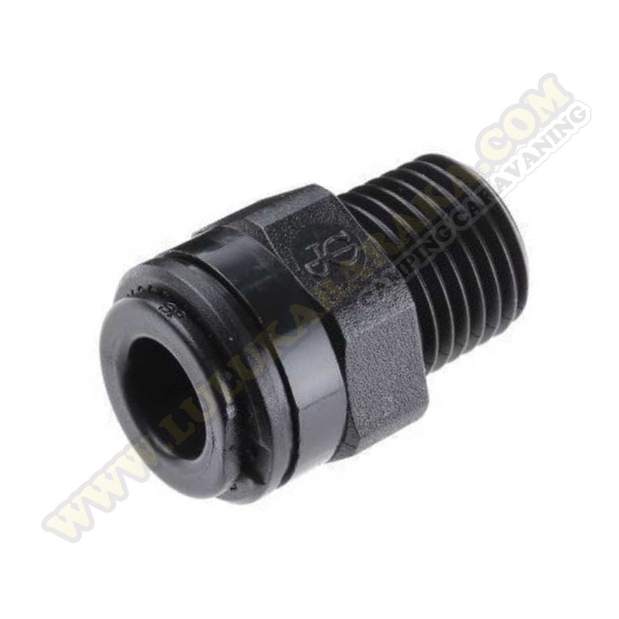 Adaptateur JG 12 mm vers filetage mâle 3/8