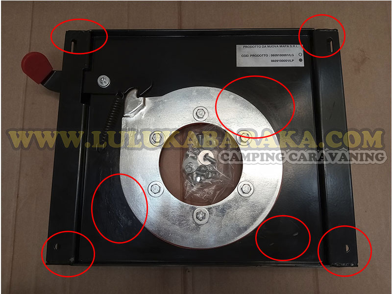 Ducato 244 (2002-2006) Base pivotante Companion (OUTLET)