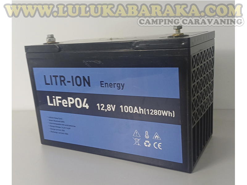 Batterie Lithium 100amp Litr-Ion Energy + Ampèrèmètre (OUTLET)