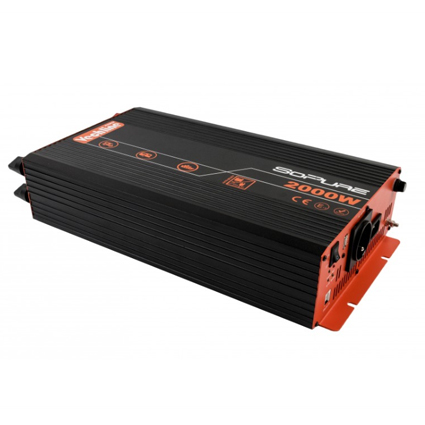 Convertisseur à Onde pure Vechline 2000W avec USB (OUTLET)