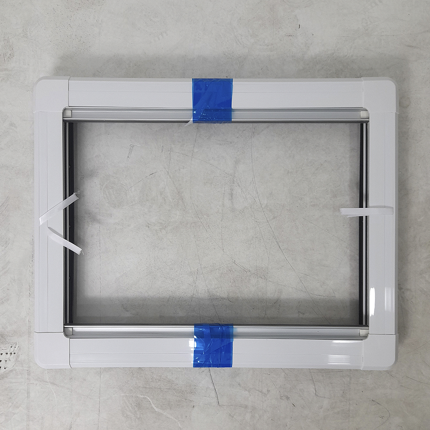 Store occultant/Moustiquaire pour fenêtre SRT 500x350 (RASTRO)