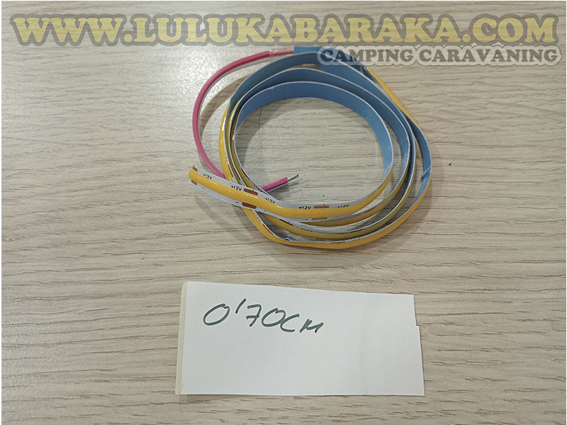 Bande LED COB blanche 0,70 cm (OUTLET)