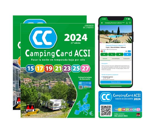 Carte CampingCard ACSI 2024 espagnol
